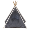 Black Polka Dot Dog Teepee Tent